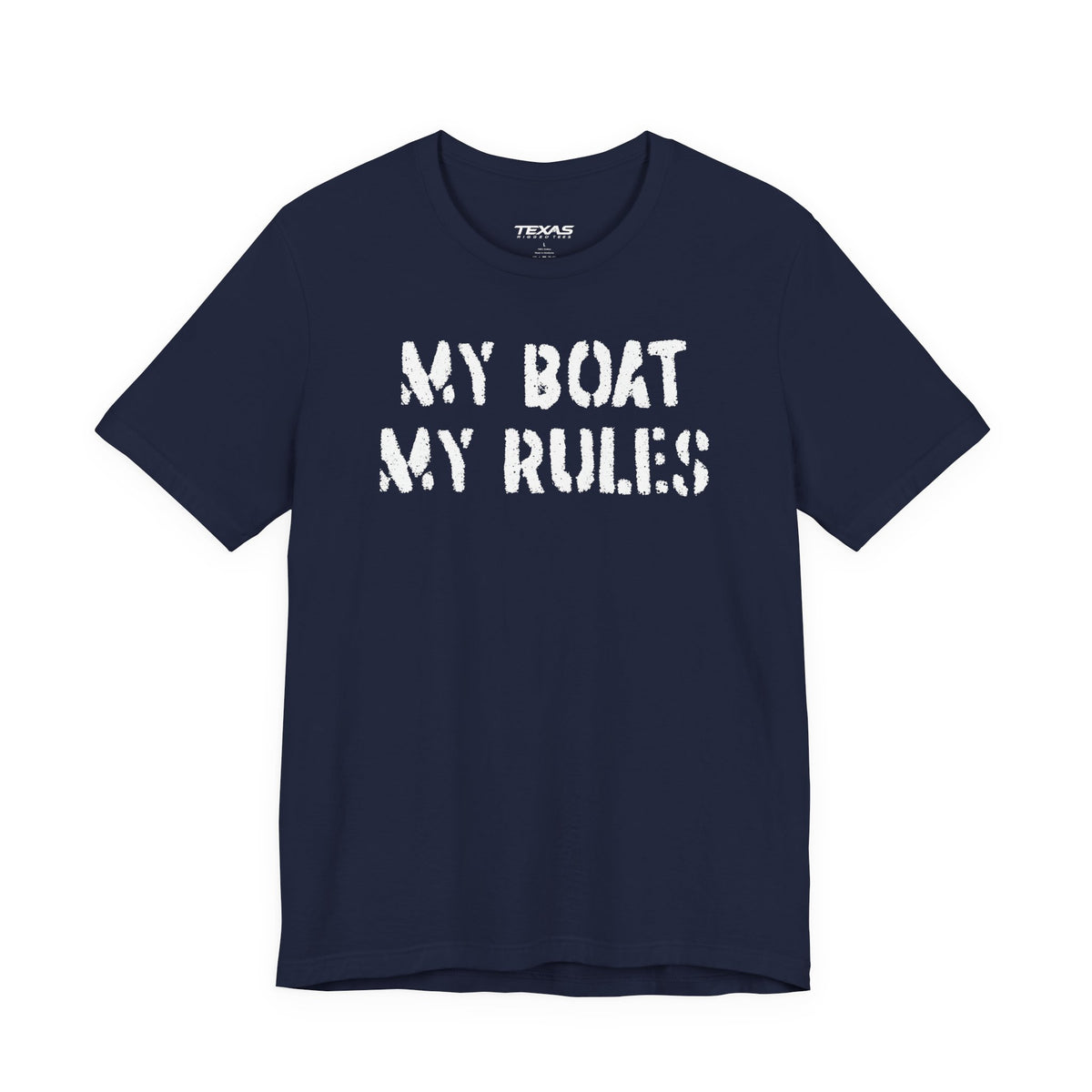 My Boat My Rules — Unisex Cotton Tee