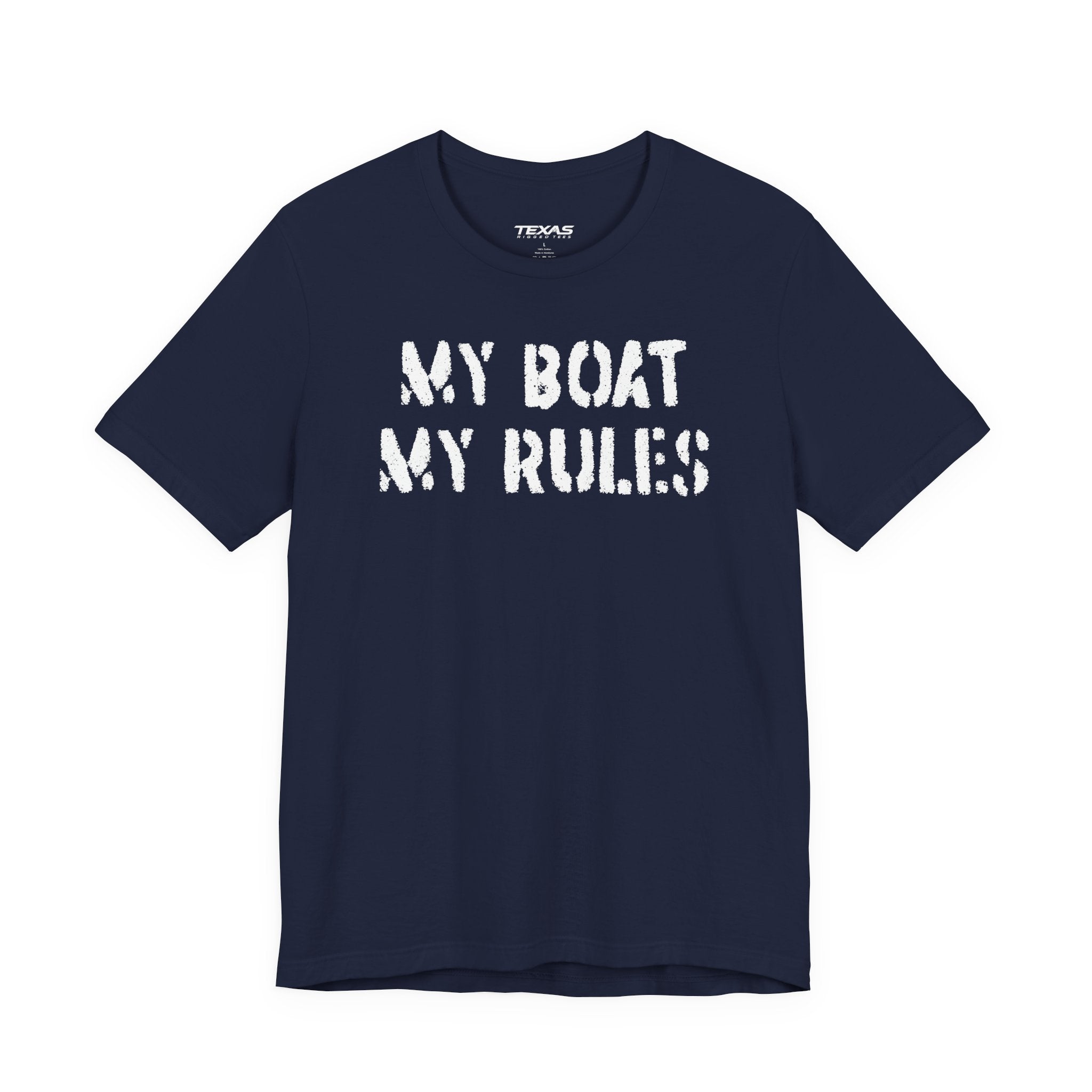 My Boat My Rules — Unisex Cotton Tee