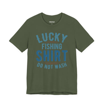 Lucky Fishing Shirt — Unisex Cotton Tee