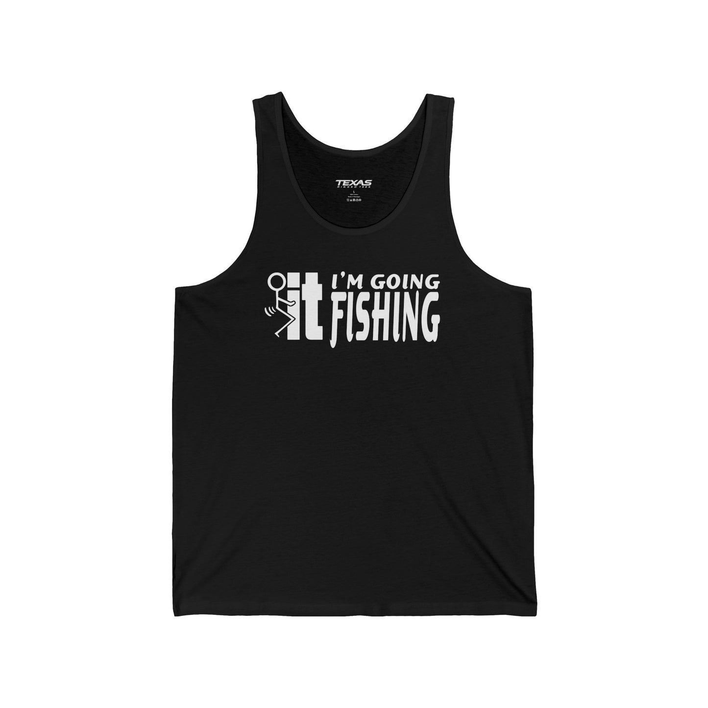 F-It, I’m Going Fishing — Unisex Cotton Tank