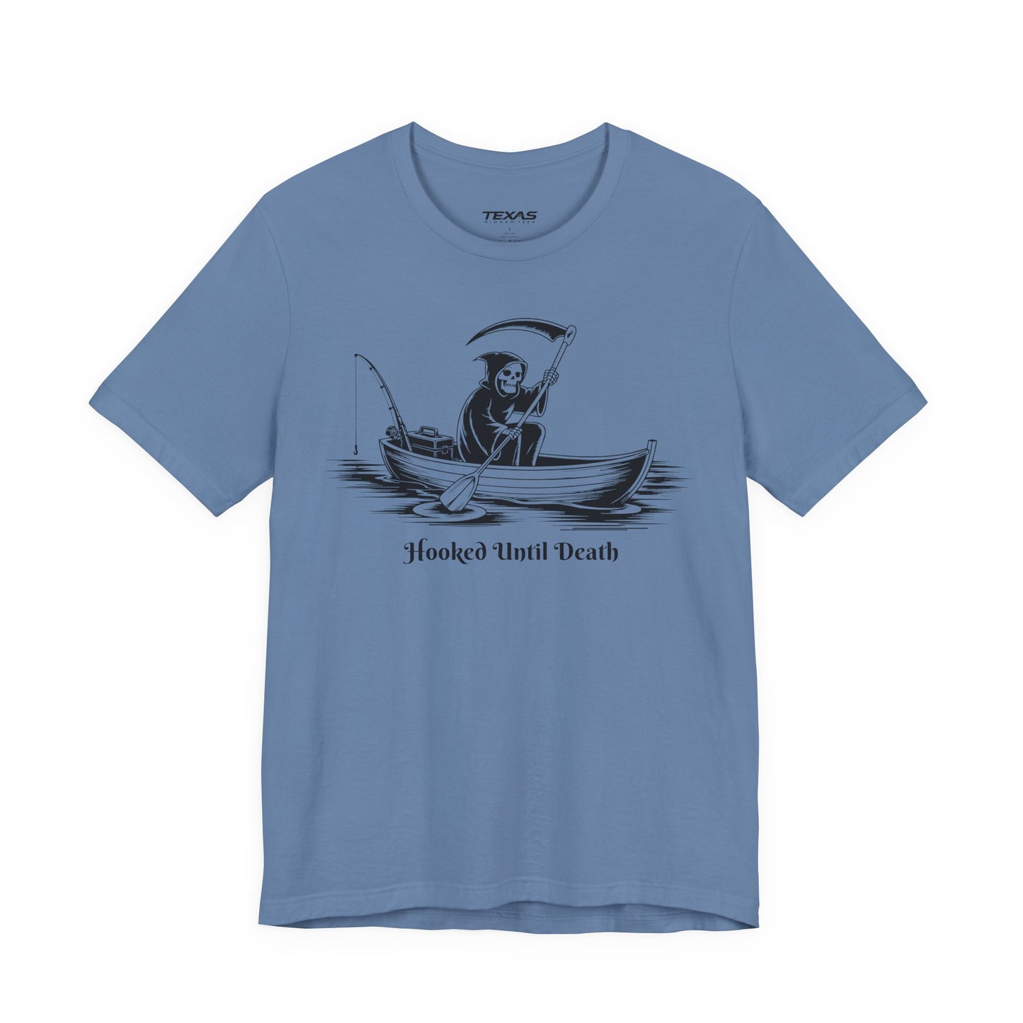 Hooked Until Death — Unisex Cotton Tee