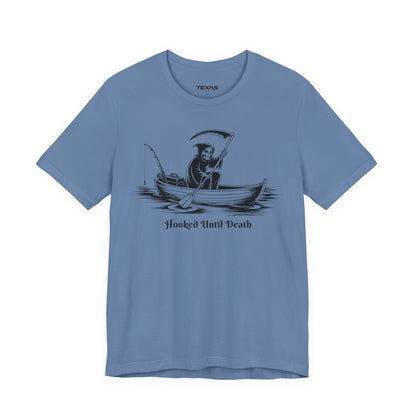 Hooked Until Death — Unisex Cotton Tee