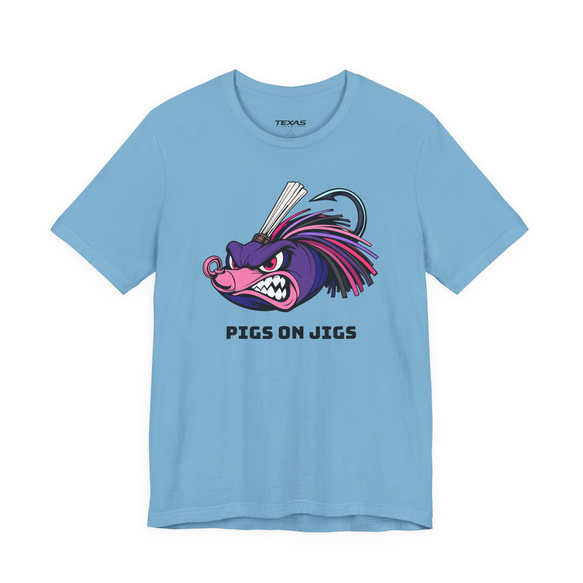 Pigs on Jigs — Unisex Cotton Tee