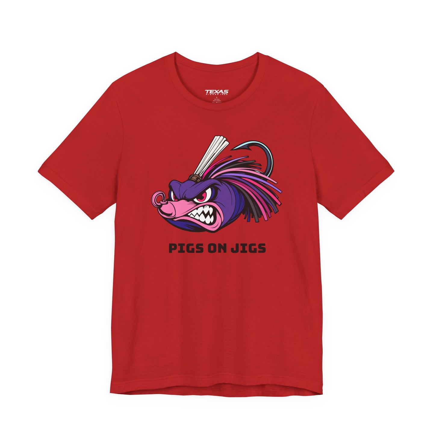 Pigs on Jigs — Unisex Cotton Tee