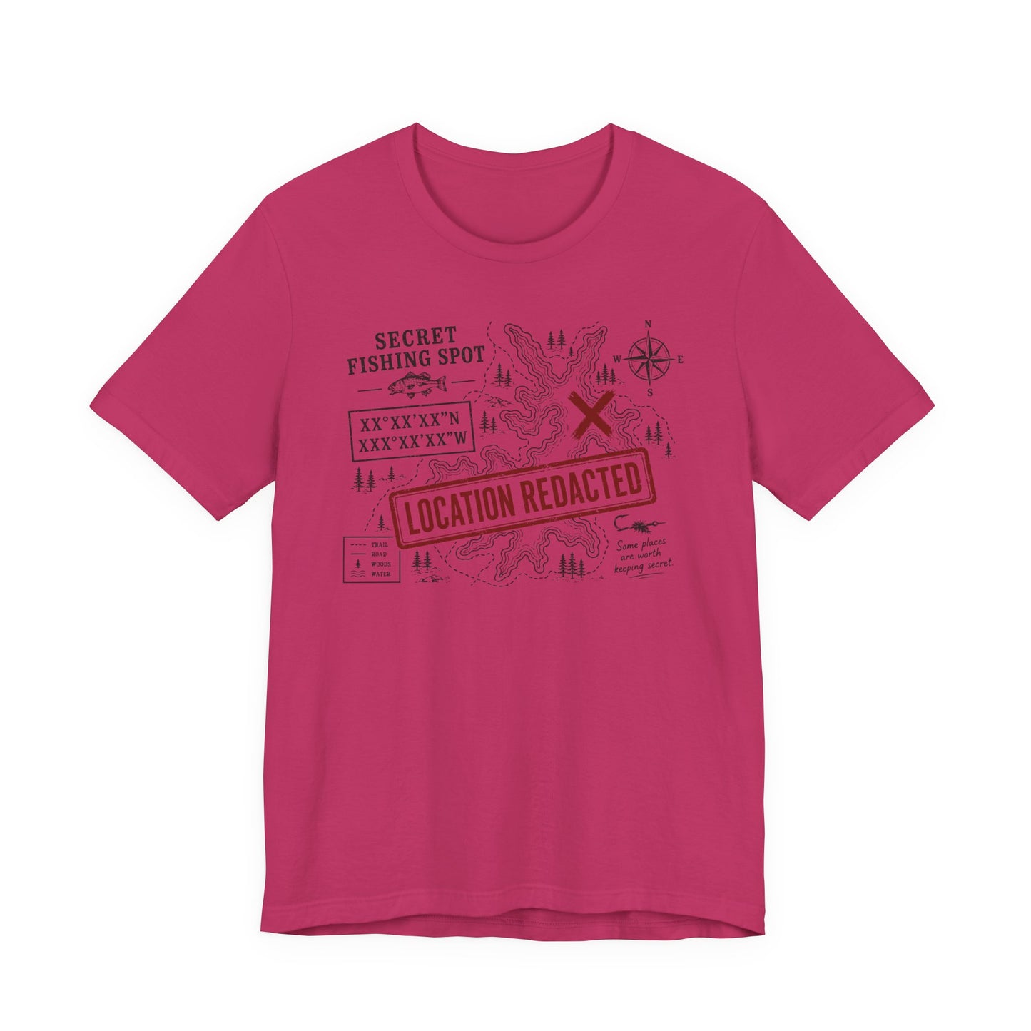 Secret Fishing Spot — Unisex Cotton Tee