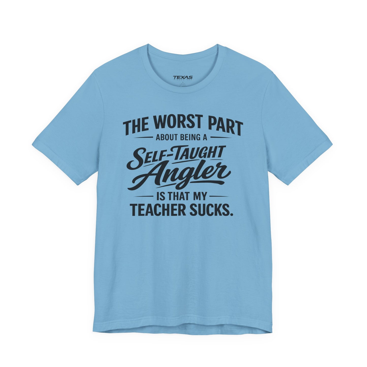 Self-Taught Angler — Unisex Cotton Tee