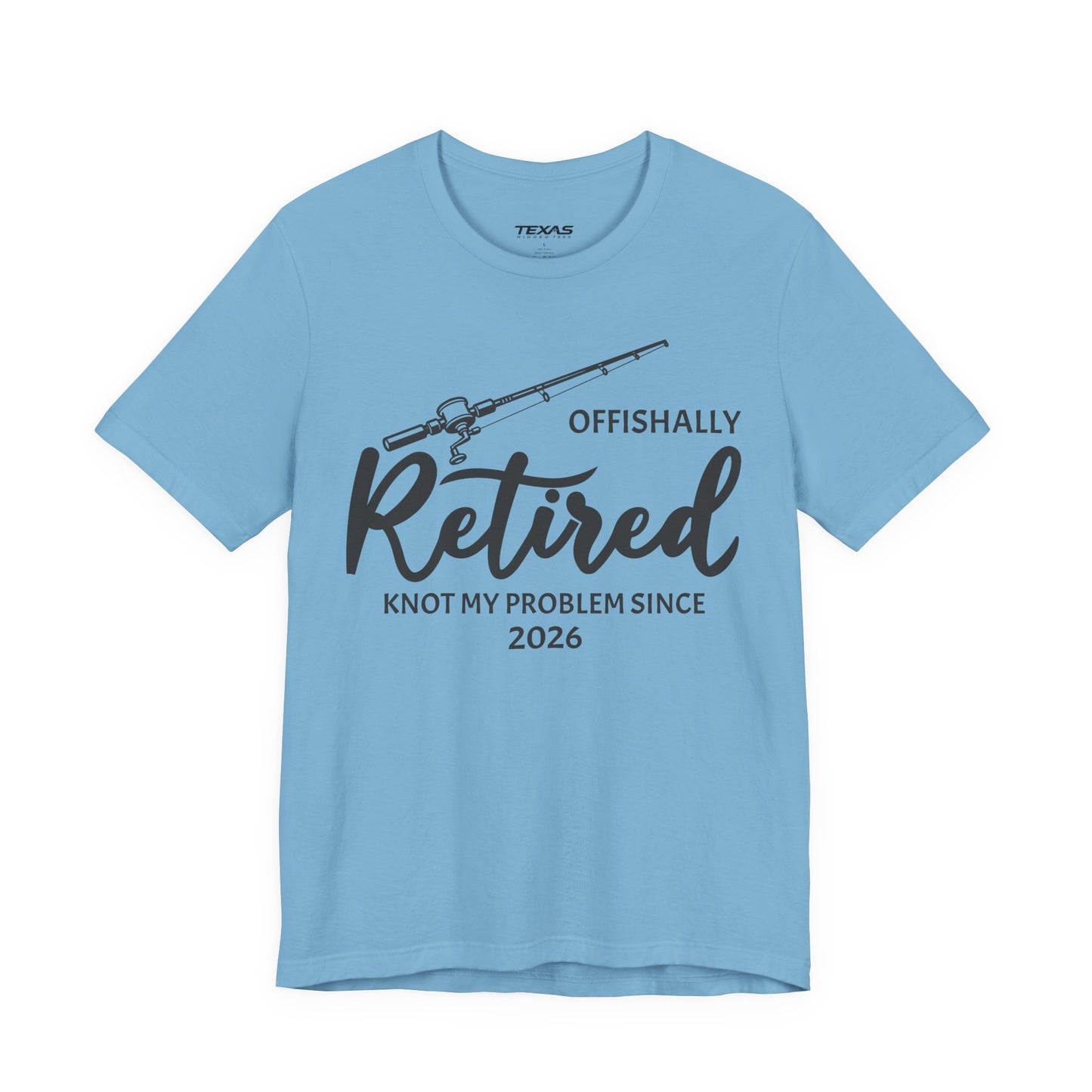 Offishally Retired — Unisex Cotton Tee (Customizable)