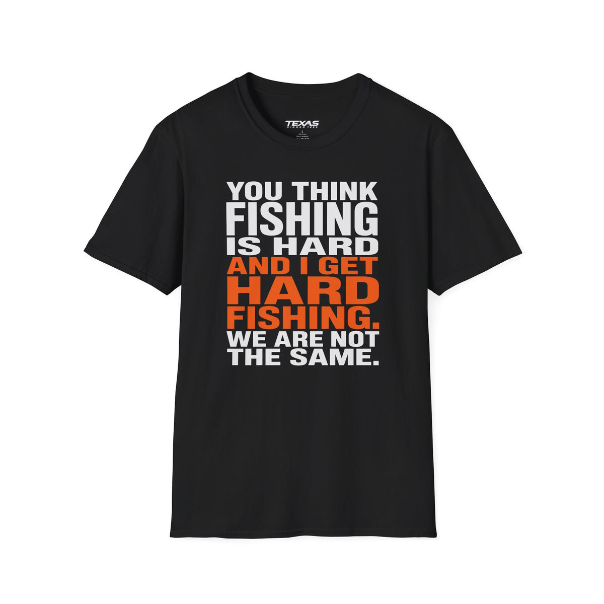 Hard Fishing — Unisex Cotton Tee