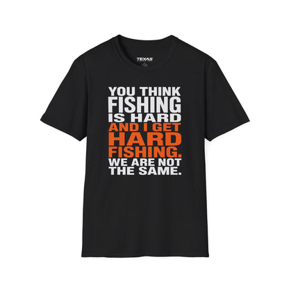 Hard Fishing — Unisex Cotton Tee
