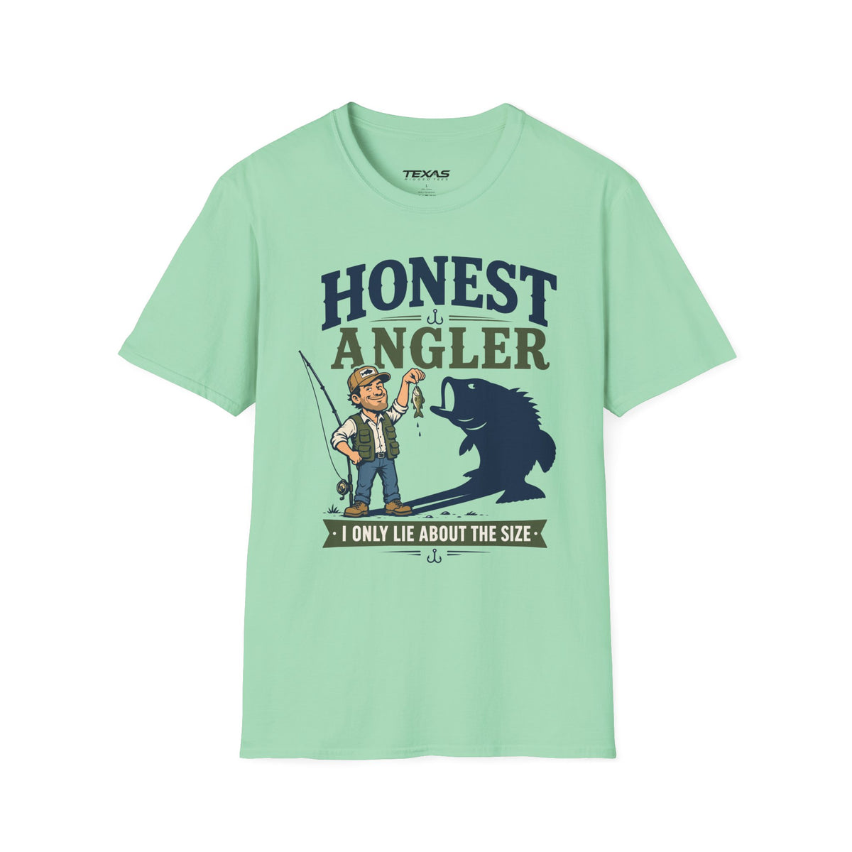 Honest Angler — Unisex Cotton Tee