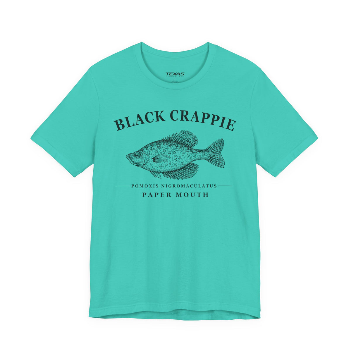 Black Crappie — Unisex Cotton Tee
