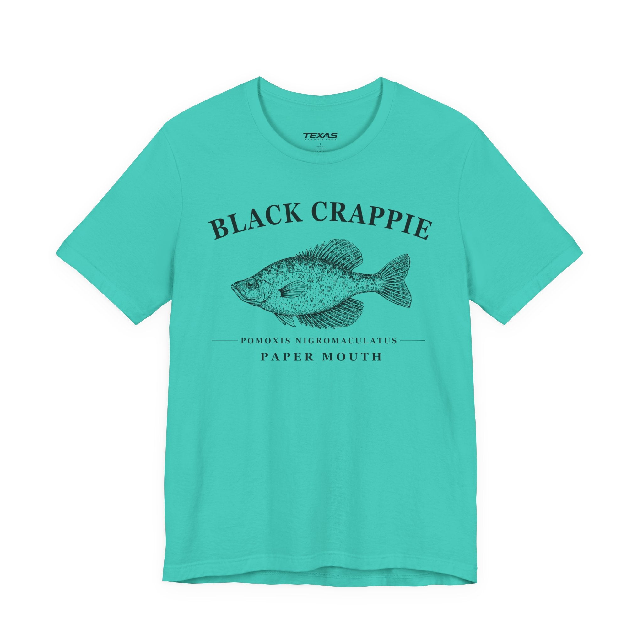 Black Crappie — Unisex Cotton Tee