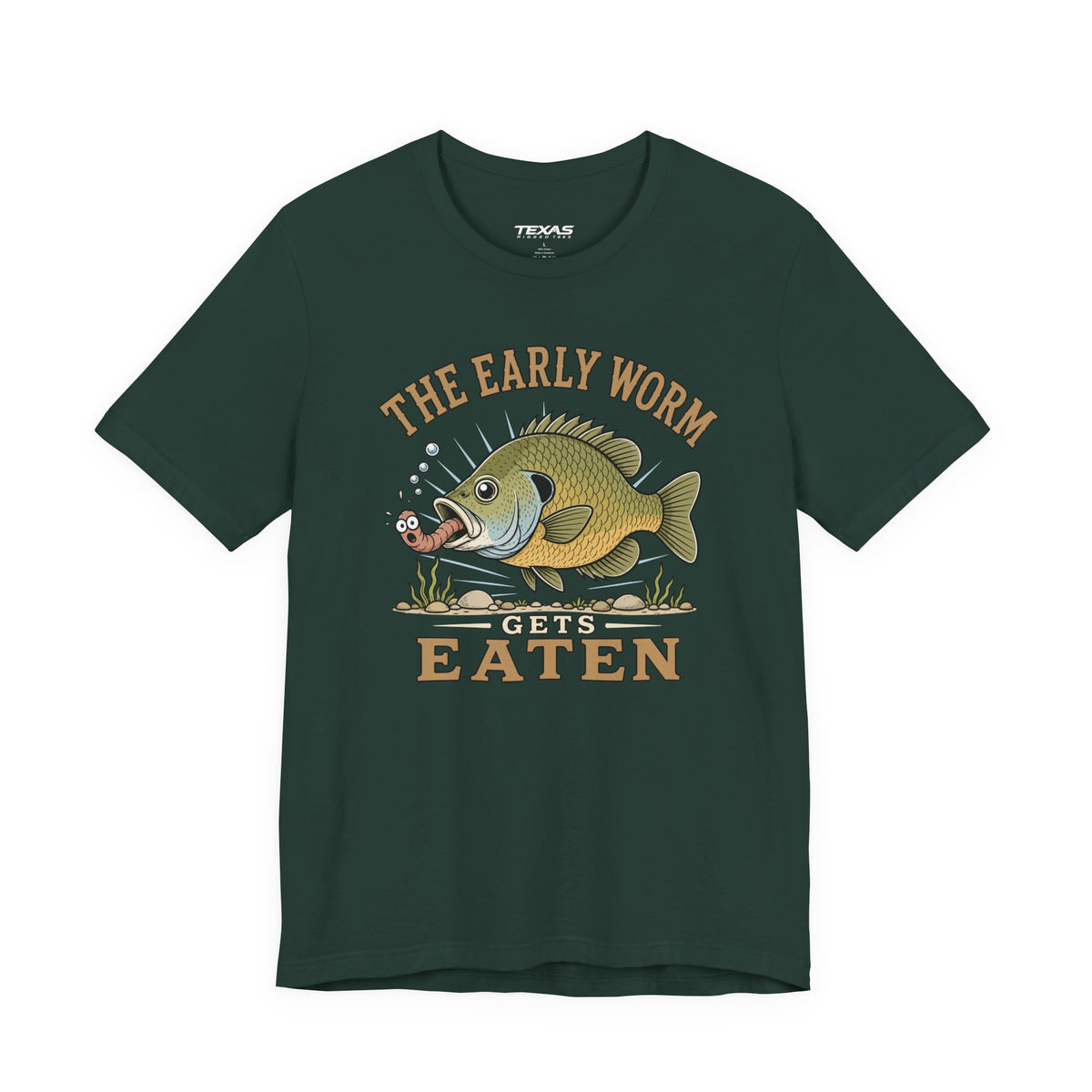The Early Worm Gets Eaten — Unisex Cotton Tee
