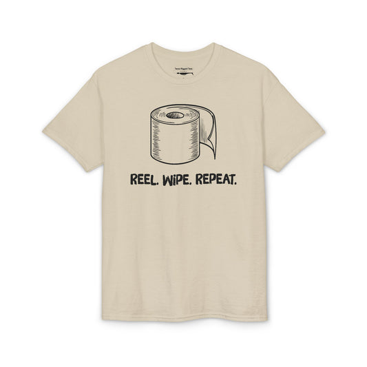 Reel. Wipe. Repeat. — Unisex DryBlend® T-Shirt