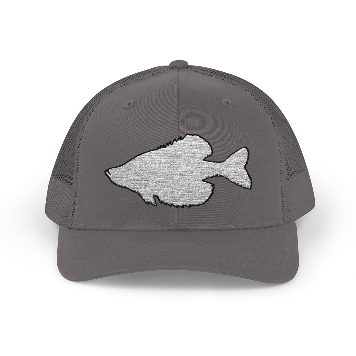 Crappie Silhouette — Embroidered Baseball Cap