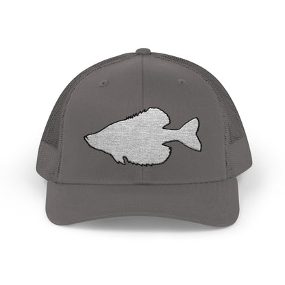 Crappie Silhouette — Embroidered Baseball Cap