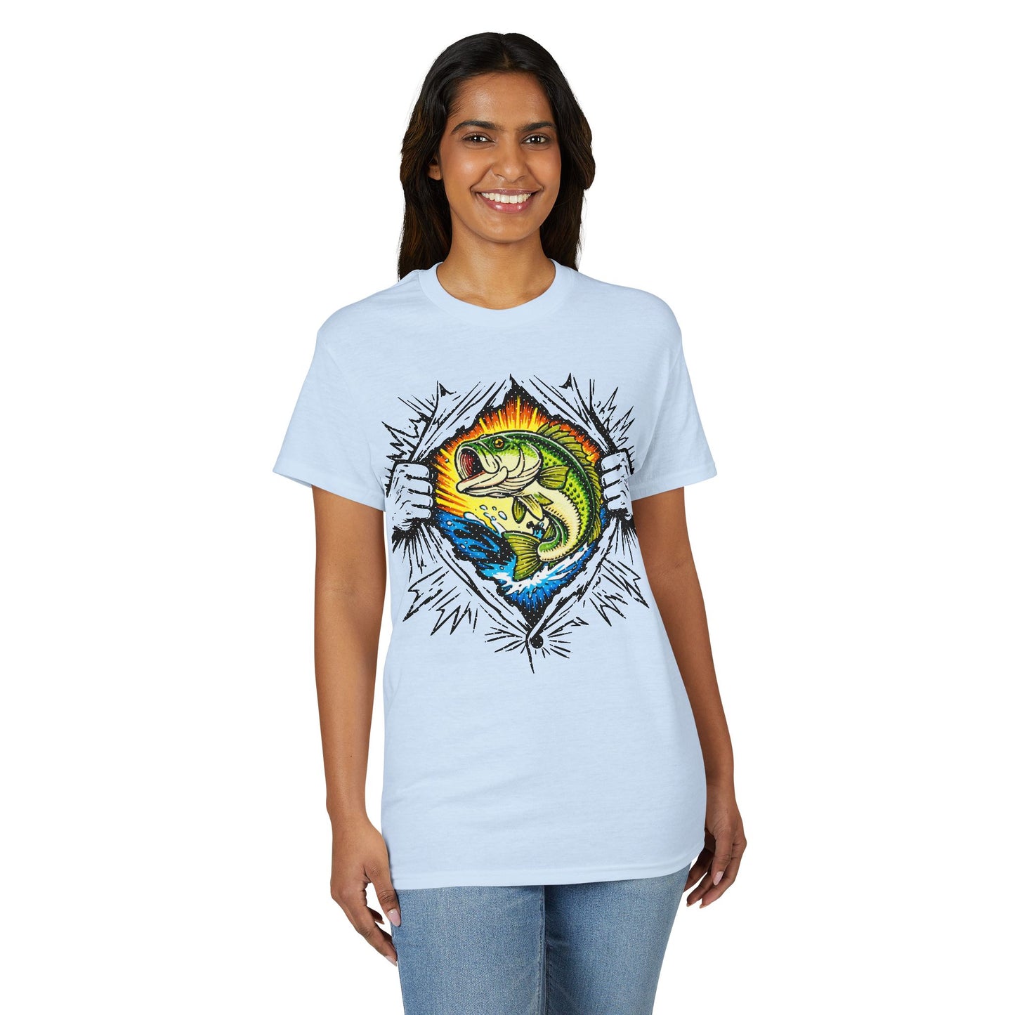 Fishing Is My Superpower — Unisex DryBlend® T-Shirt