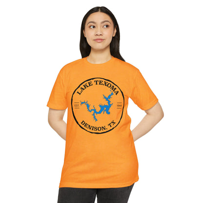 Lake Texoma — Unisex Cotton-Poly Blend T-Shirt