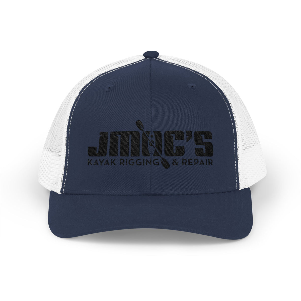 JMOC's Kayak Rigging & Repair (Dark Logo) — Embroidered Baseball Cap