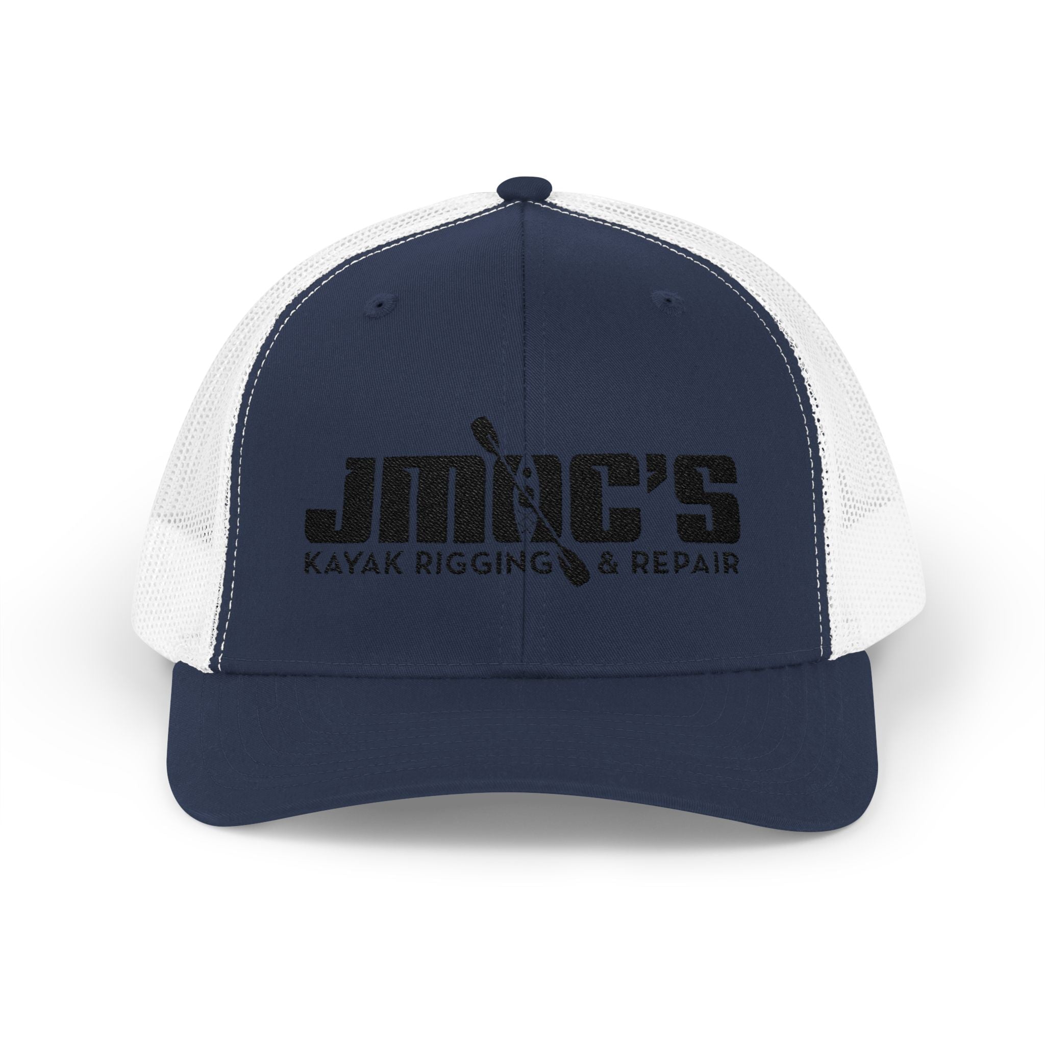 JMOC's Kayak Rigging & Repair (Dark Logo) — Embroidered Baseball Cap