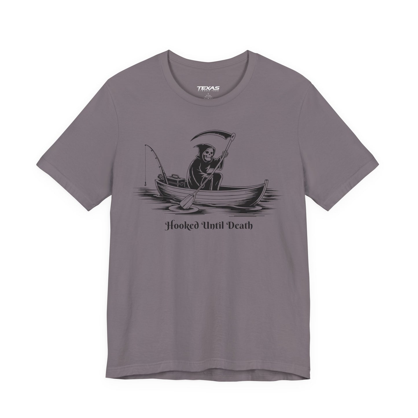 Hooked Until Death — Unisex Cotton Tee