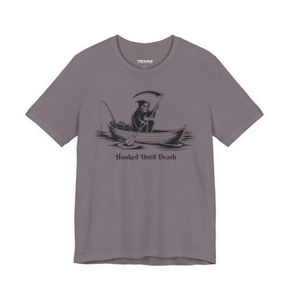 Hooked Until Death — Unisex Cotton Tee