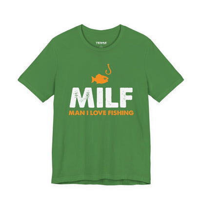 Man I Love Fishing — Unisex Cotton Tee