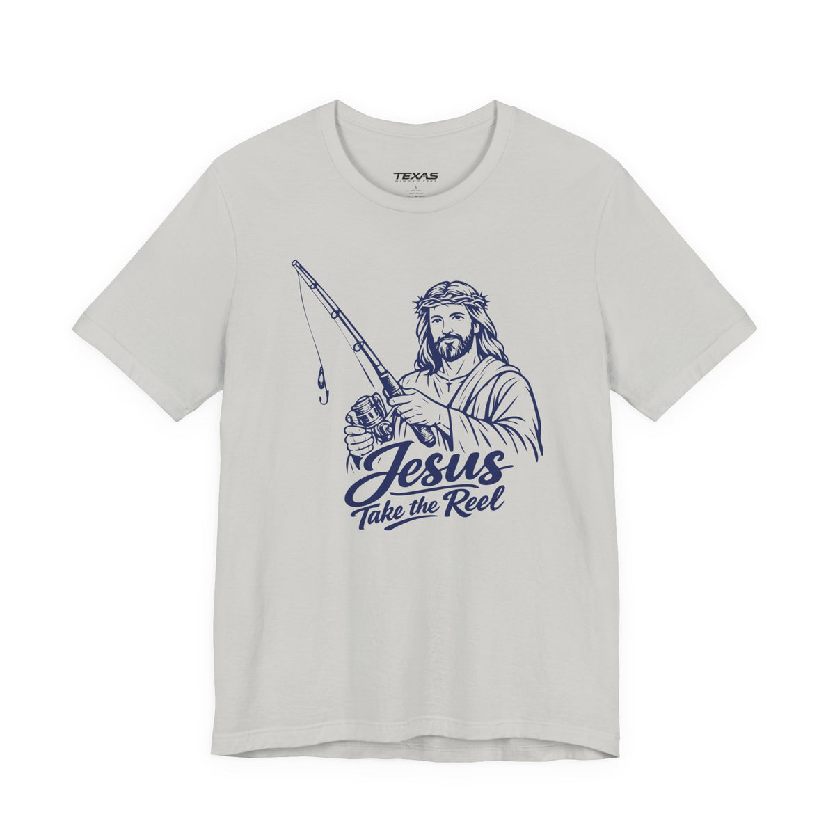 Jesus Take the Reel — Unisex Cotton Tee