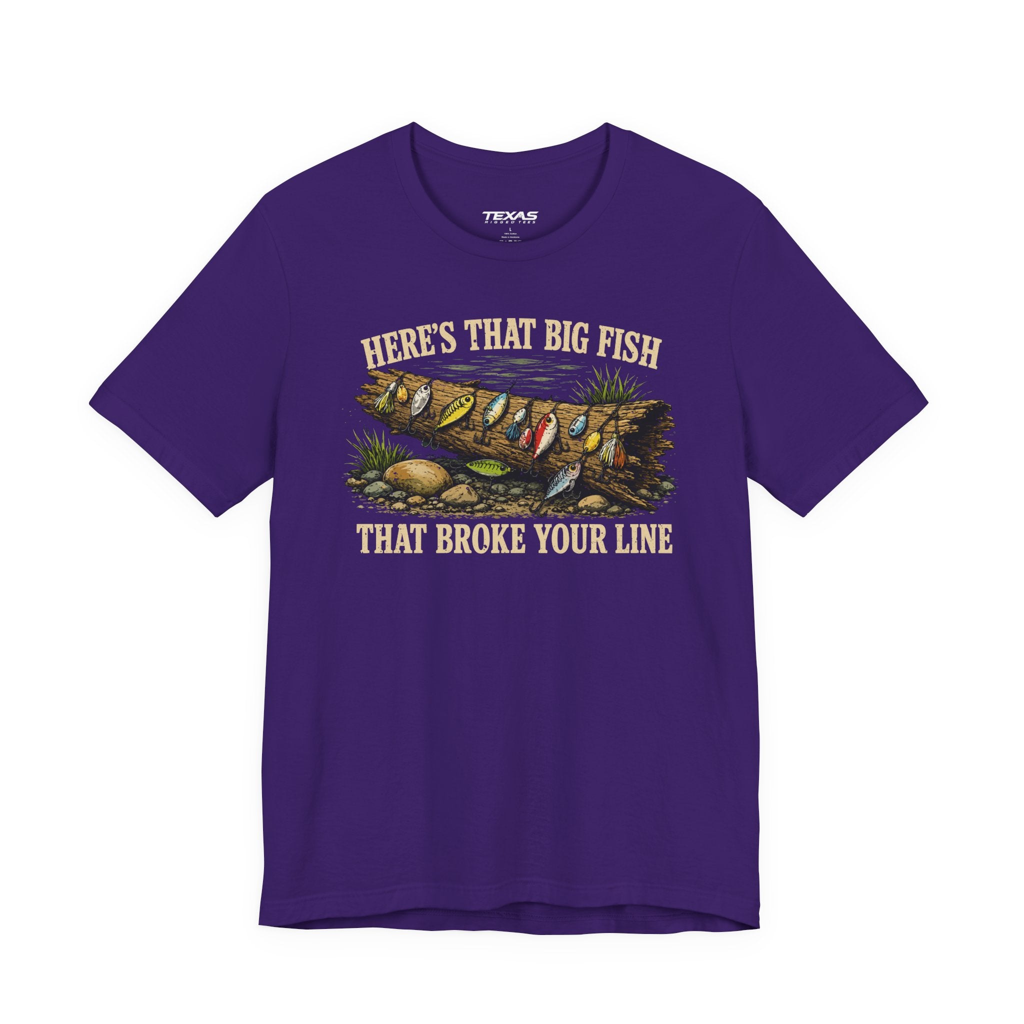 Here’s That Big Fish That Broke Your Line — Unisex Cotton Tee