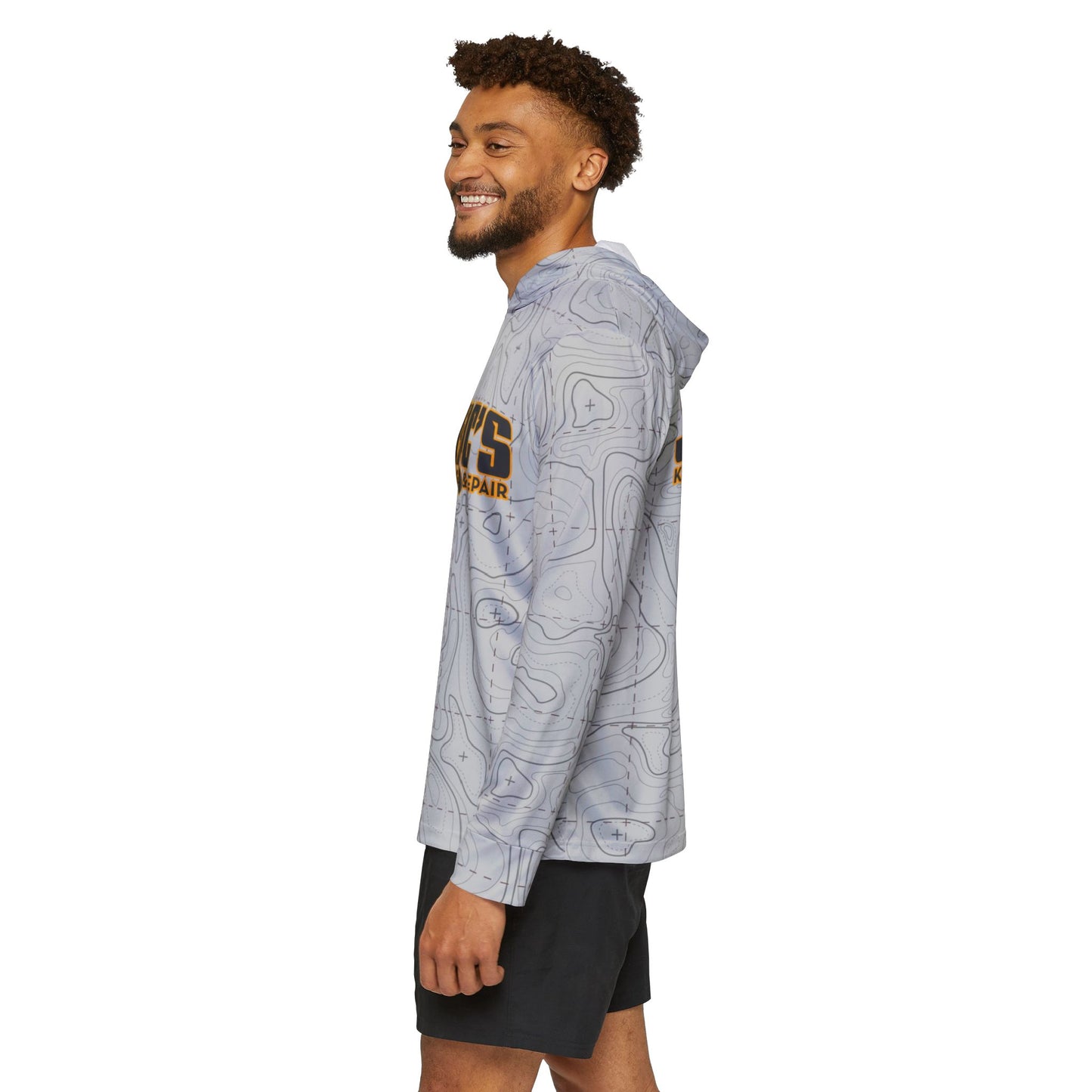 JR Mocaby Jersey Light Gray Contour Lines