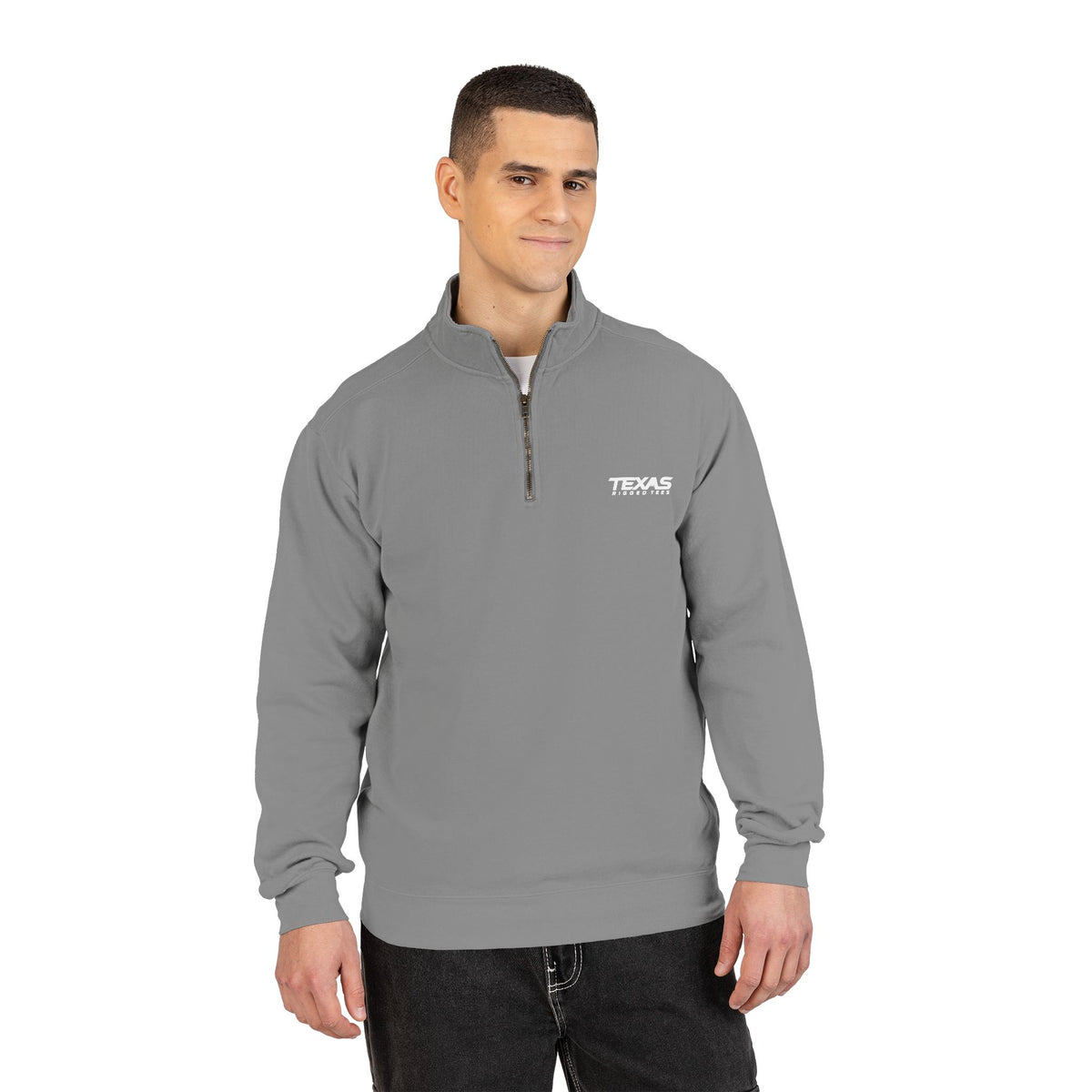 Texas Rigged Tees — Unisex Heavyweight Quarter-Zip Pullover