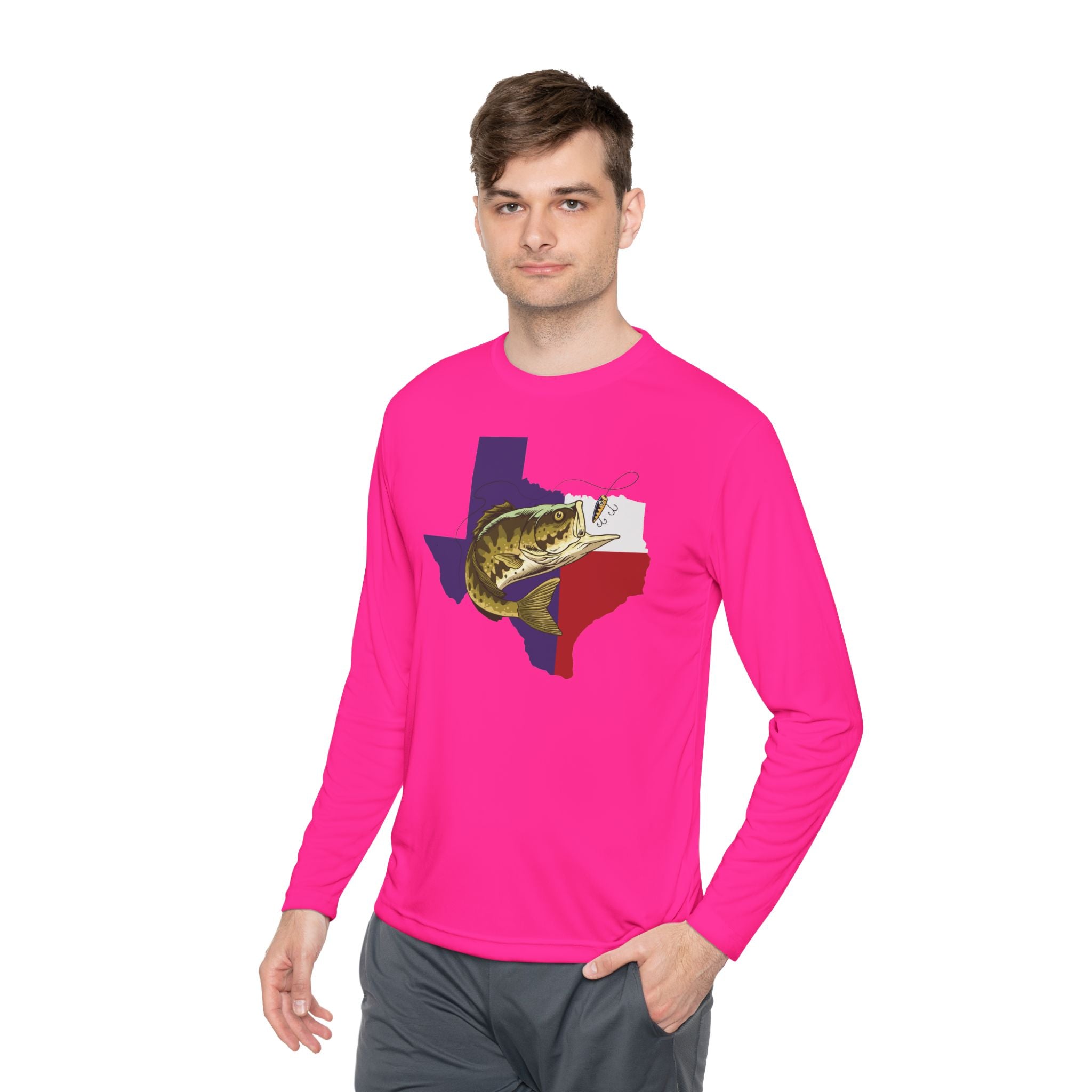 Texas Bass Fishing — Unisex Long Sleeve T-Shirt