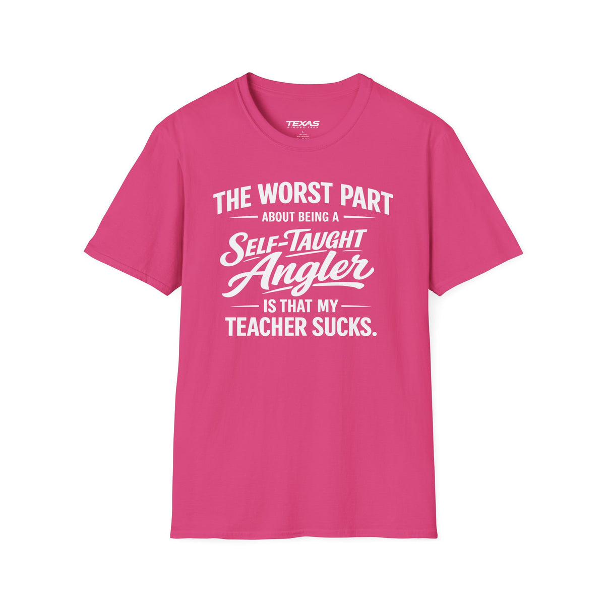 Self-Taught Angler — Unisex Cotton Tee
