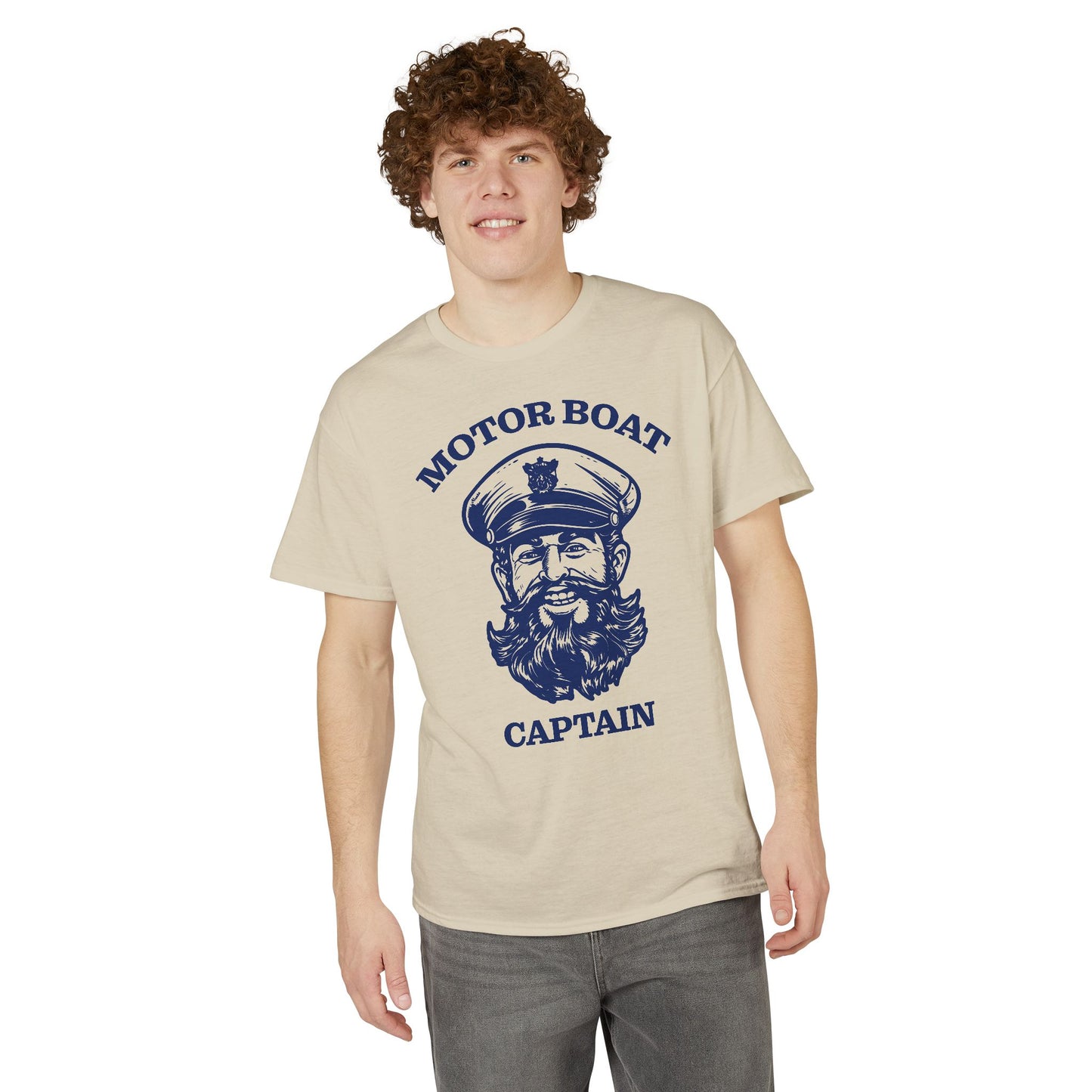 Motor Boat Captain — Unisex DryBlend® T-Shirt