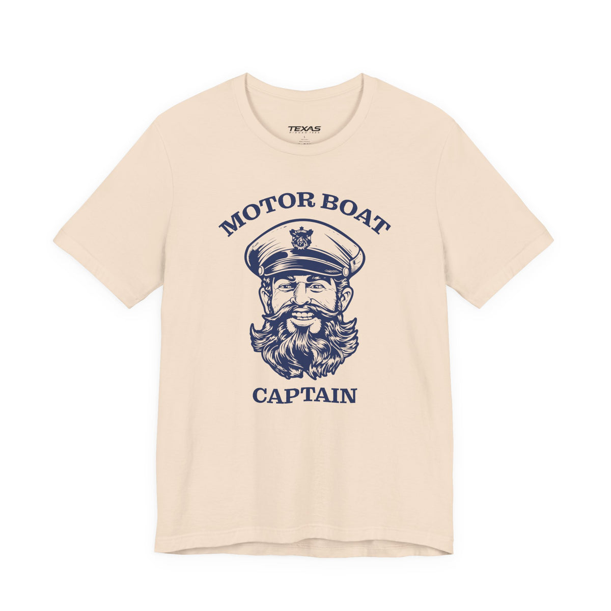 Motor Boat Captain — Unisex Cotton Tee