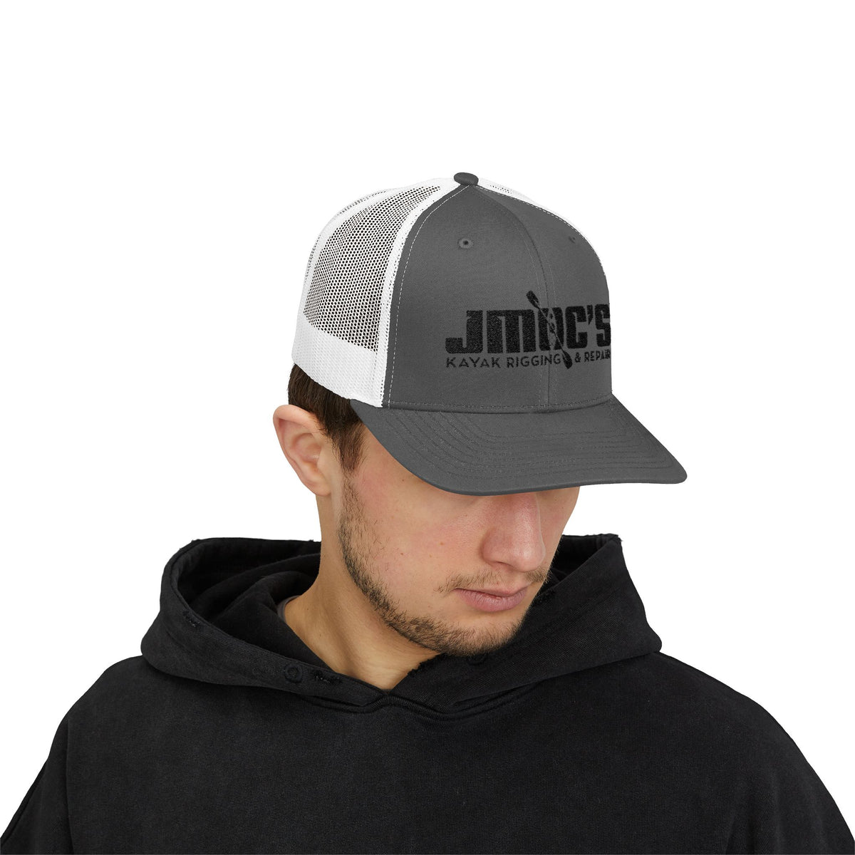 JMOC's Kayak Rigging & Repair (Dark Logo) — Embroidered Baseball Cap