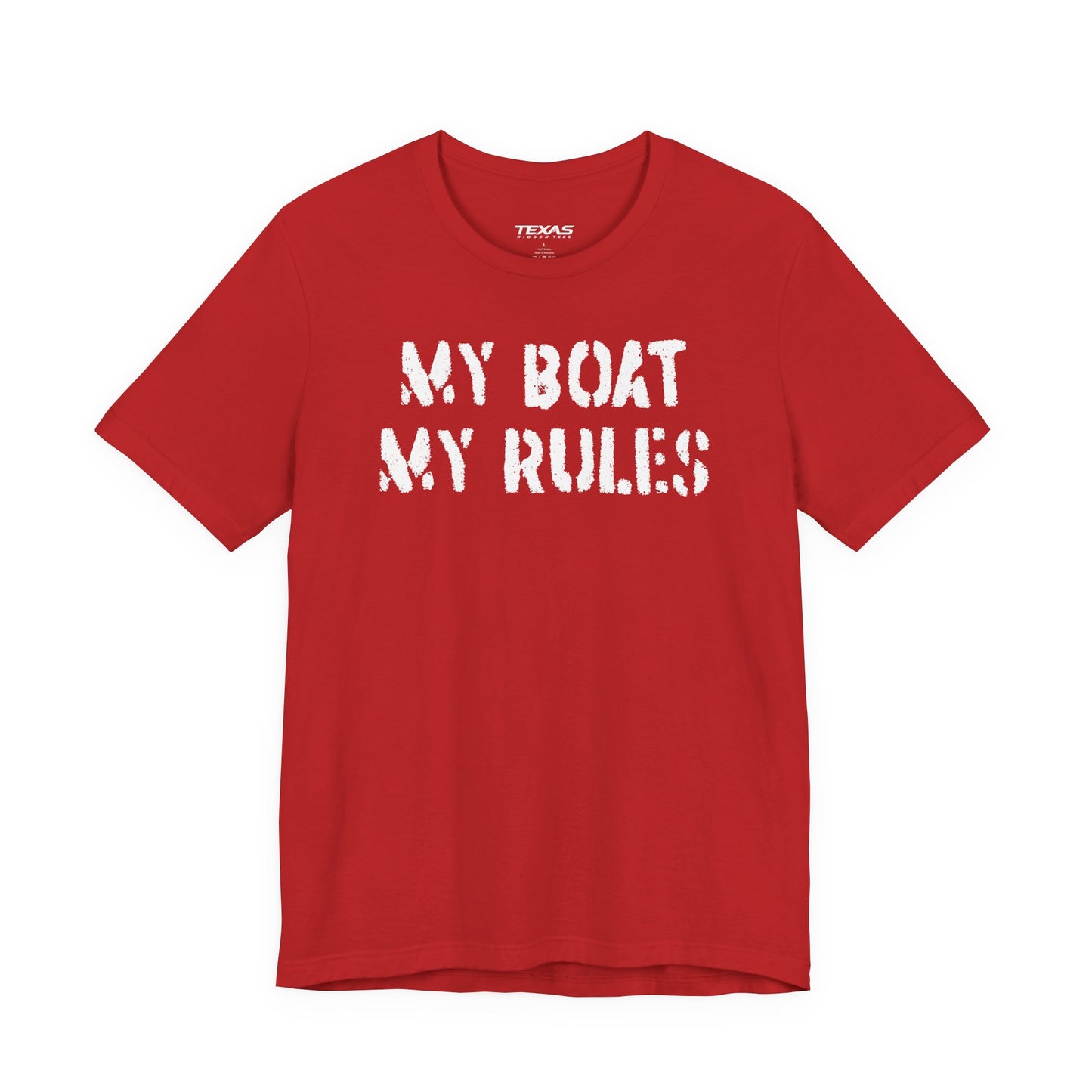 My Boat My Rules — Unisex Cotton Tee