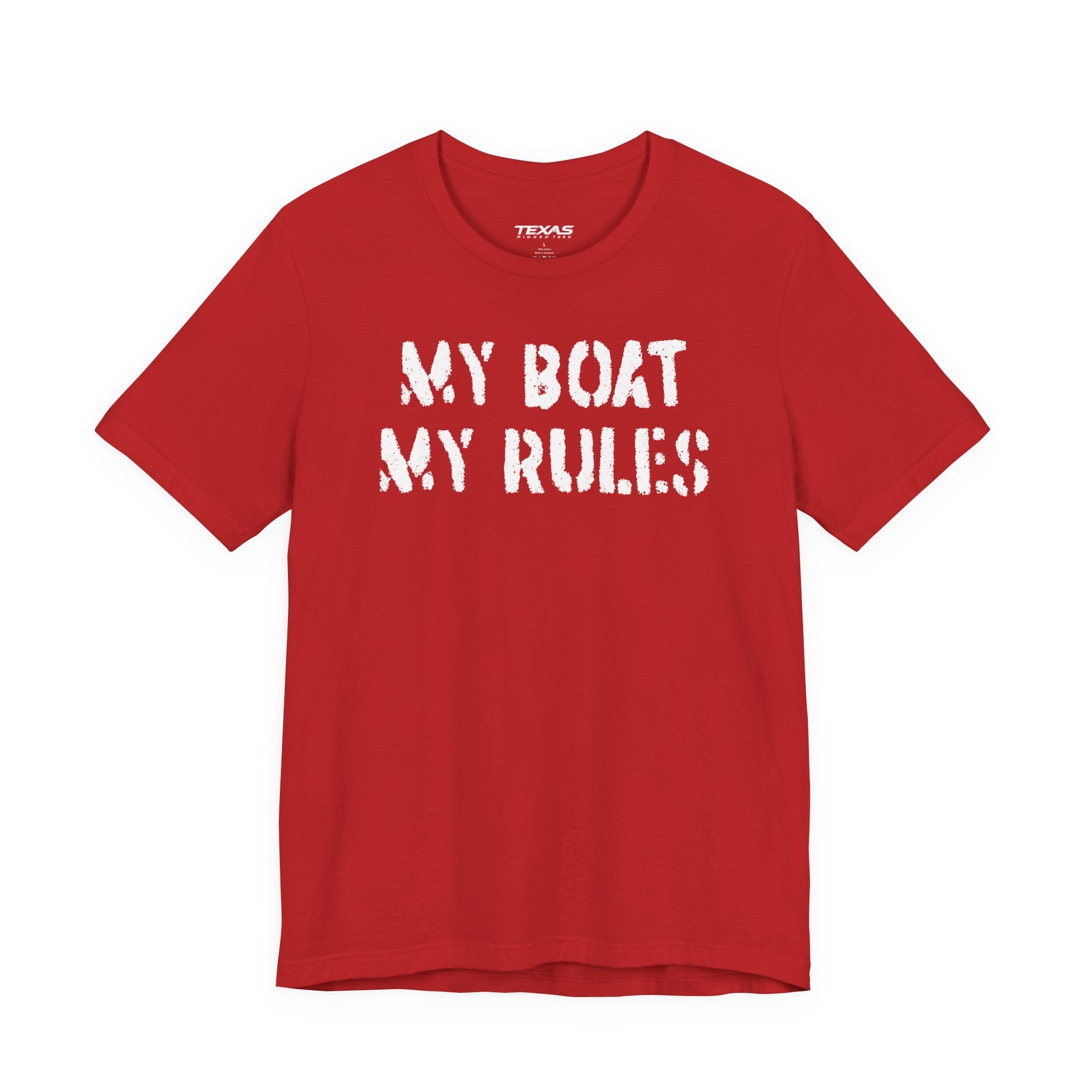 My Boat My Rules — Unisex Cotton Tee
