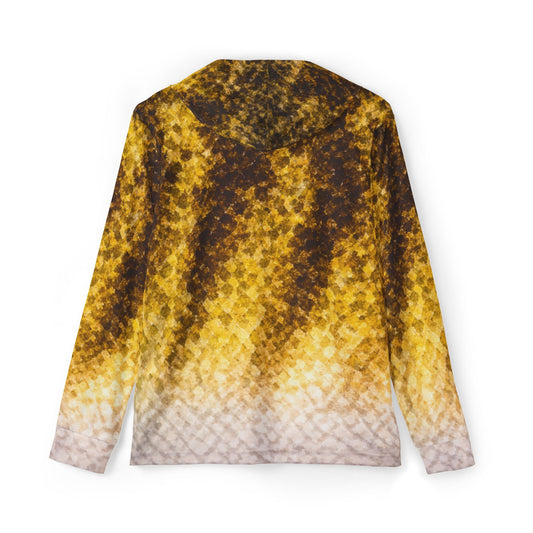 Smallmouth Bass — Unisex Fishing Pullover Hoodie (SPF 50+)