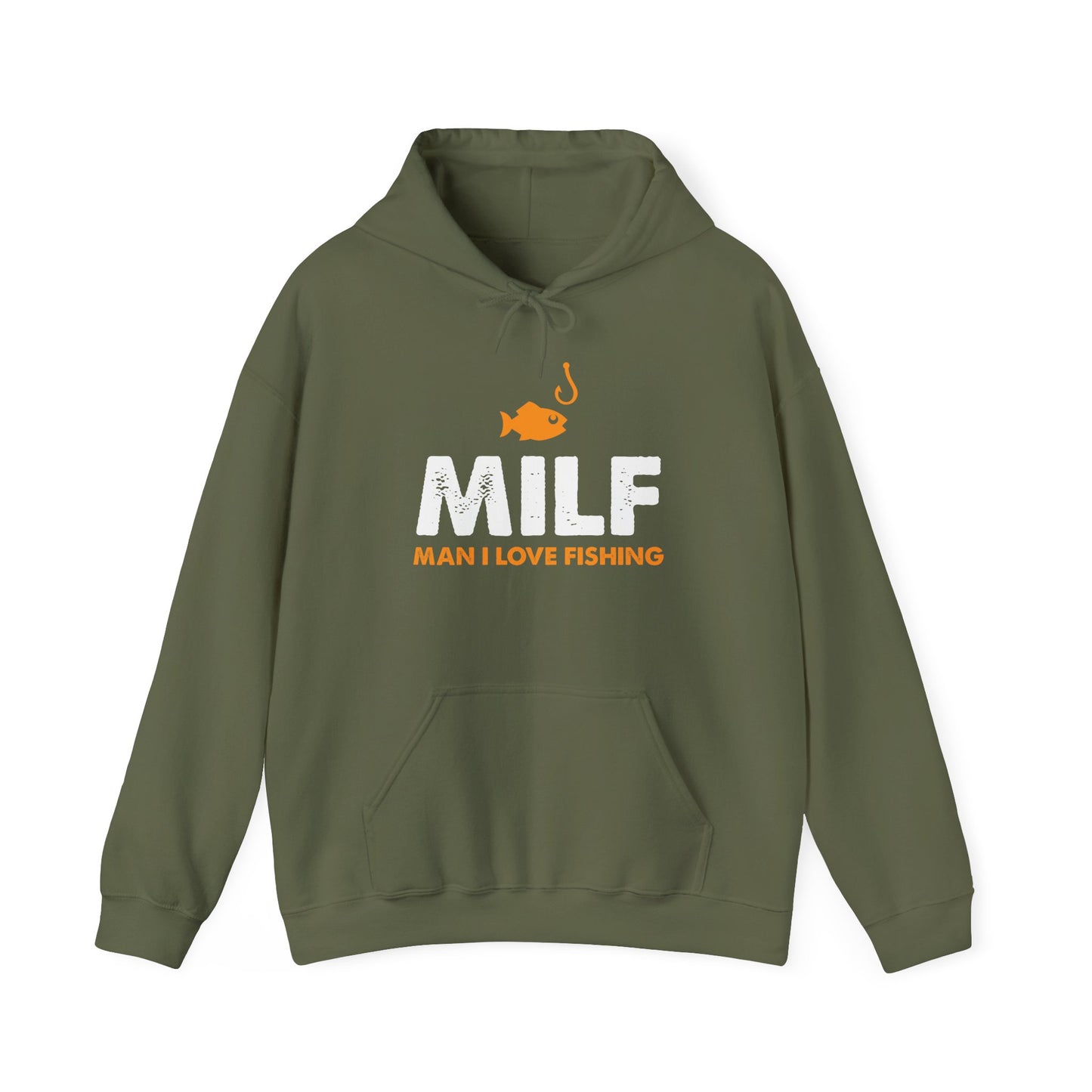 Man I love Fishing — Unisex Hooded Sweatshirt