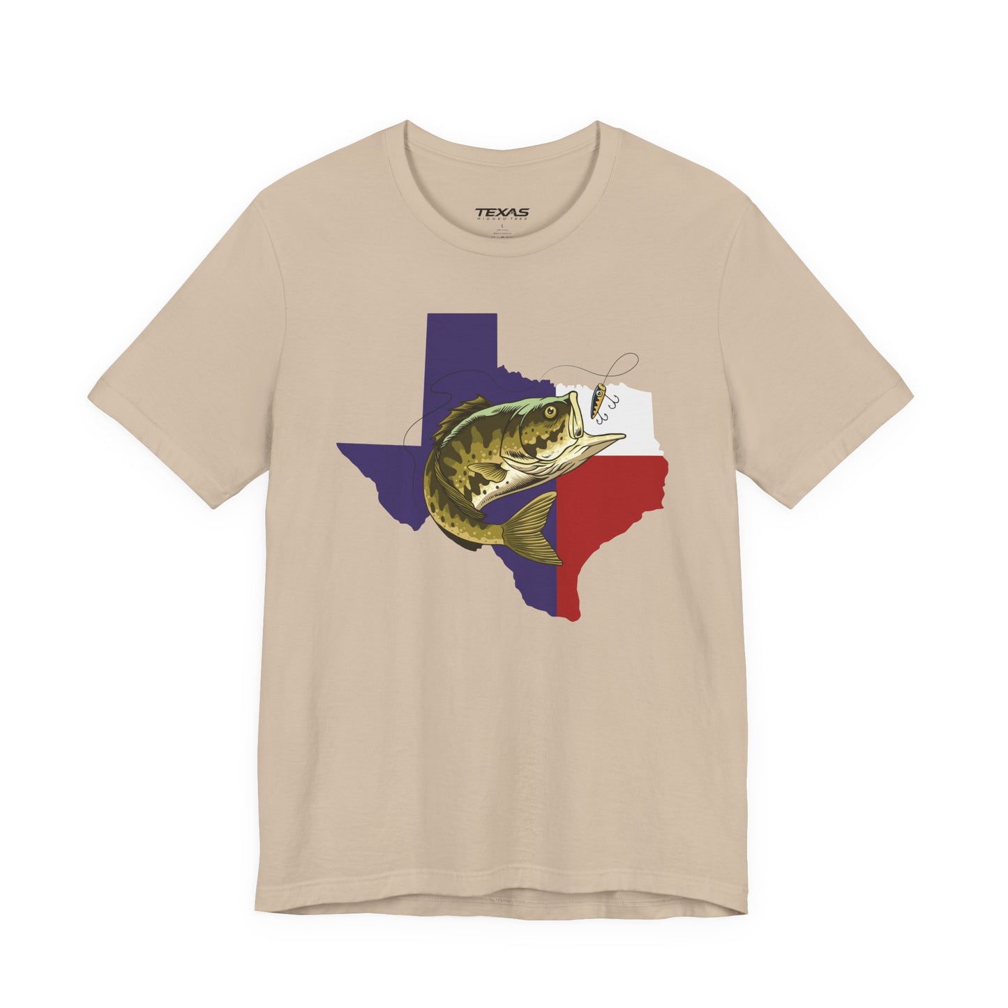 Texas Bass Fishing — Unisex Cotton Tee
