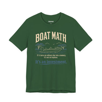 Boat Math — Unisex Cotton Tee