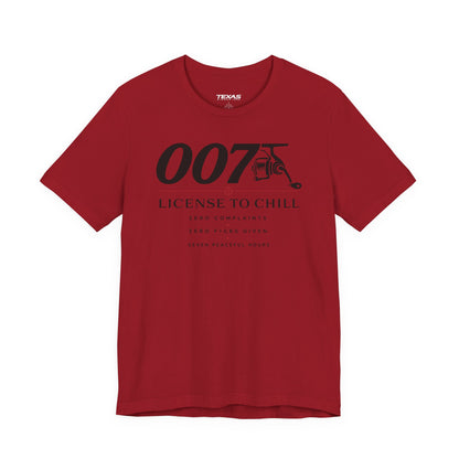 License to Chill — Unisex Cotton Tee