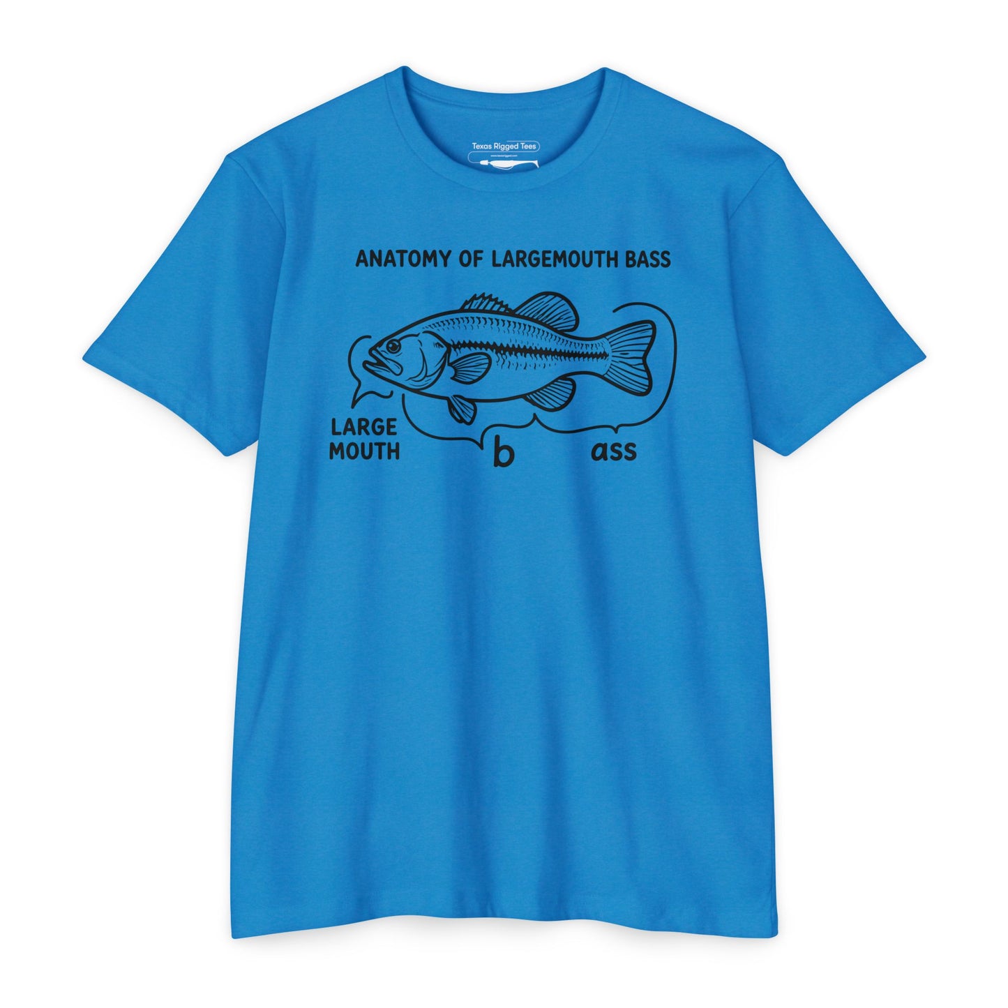 Anatomy of a Largemouth Bass — Cotton-Poly Blend T-Shirt