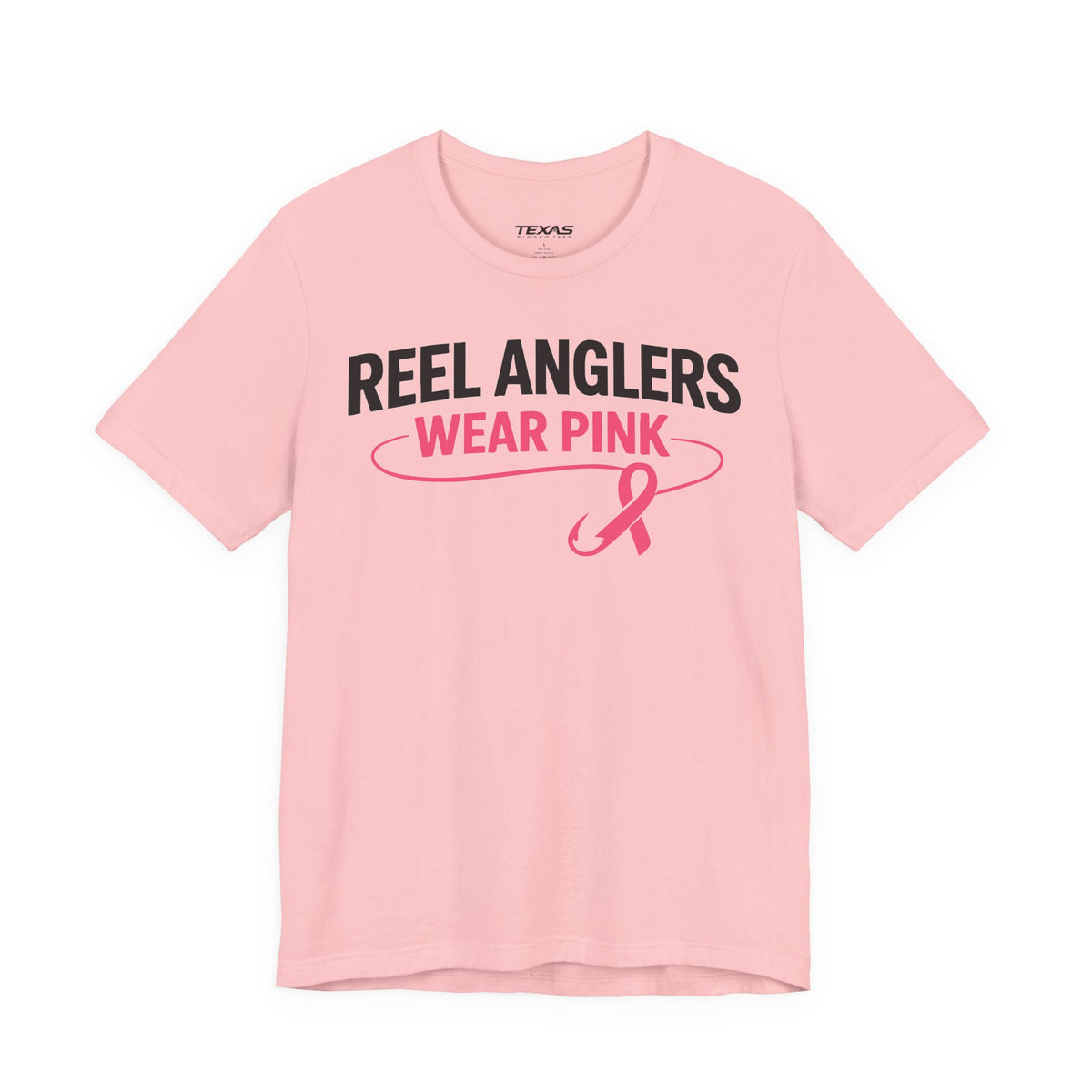 Reel Anglers Wear Pink — Unisex Cotton Tee