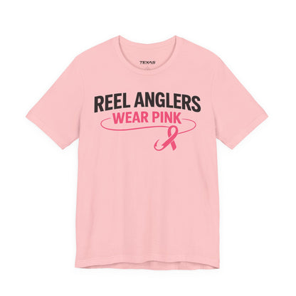Reel Anglers Wear Pink — Unisex Cotton Tee