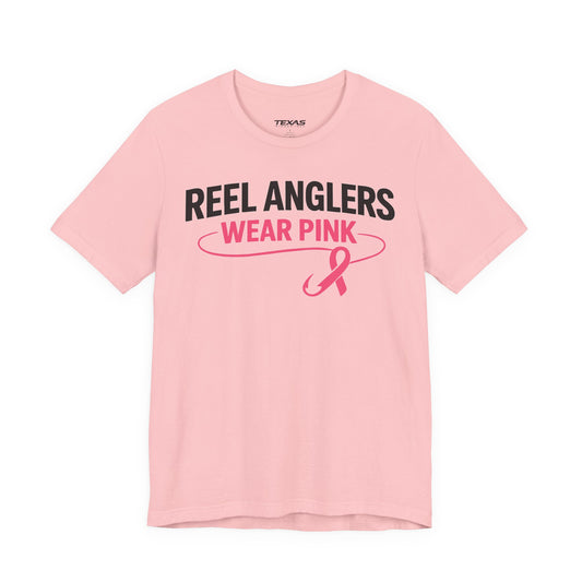 Reel Anglers Wear Pink — Unisex Cotton Tee