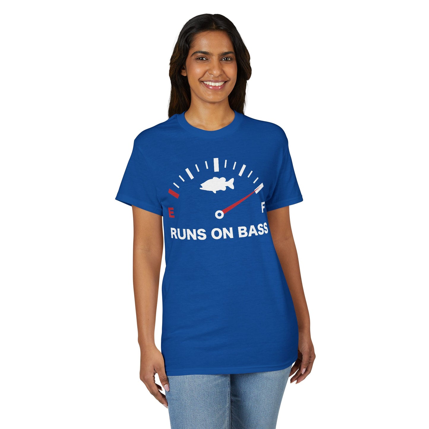 Runs on Bass — Unisex DryBlend® T-Shirt