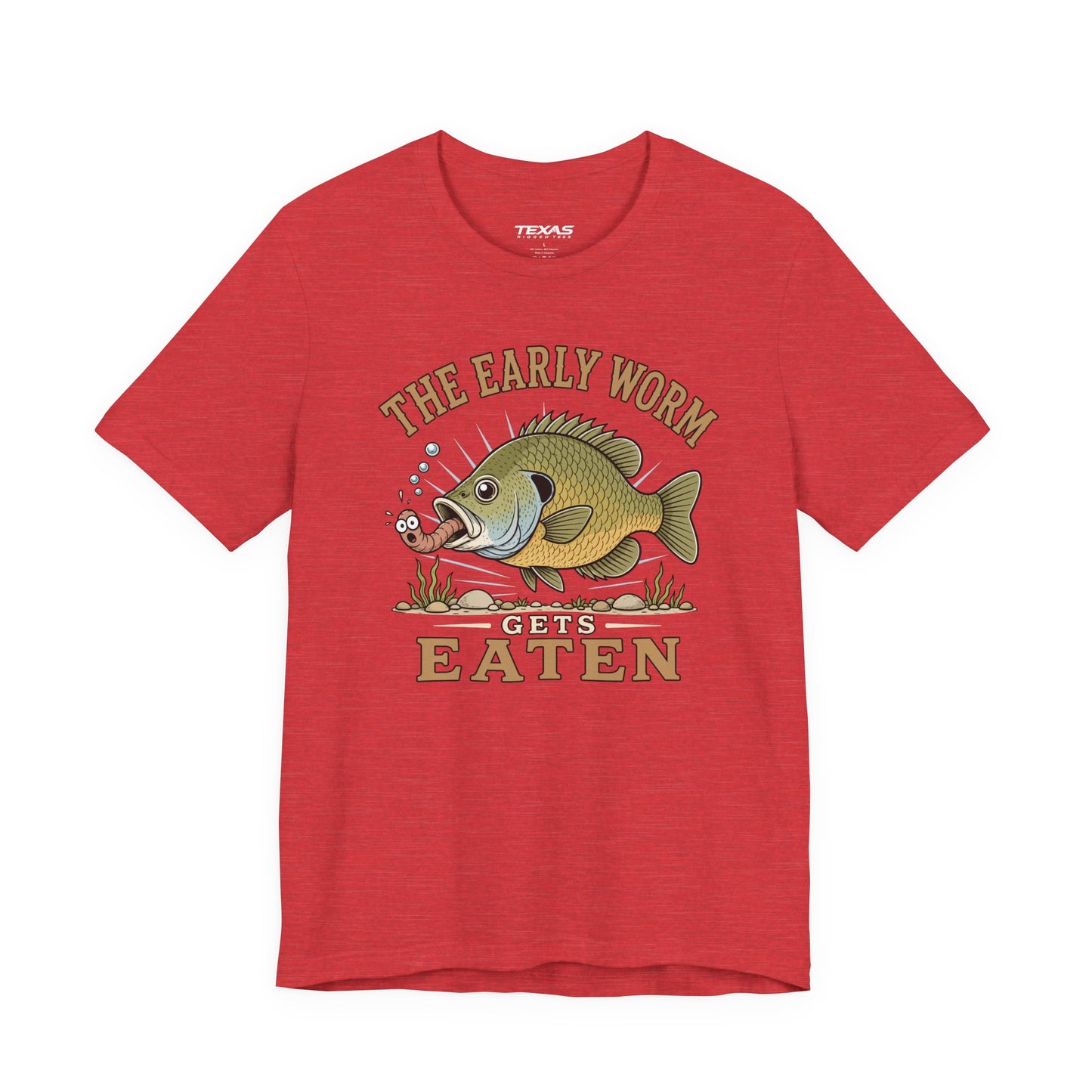 The Early Worm Gets Eaten — Unisex Cotton Tee