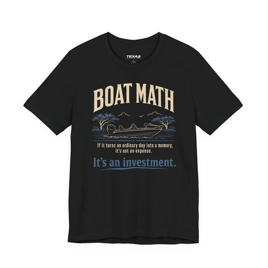 Boat Math — Unisex Cotton Tee